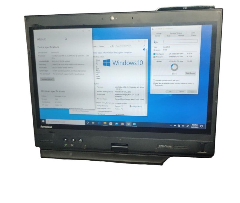 Lenovo ThinkPad X220 Tablet - 128GB SSD-8GB RAM Intel Core i5 2520M Touch Screen gallery