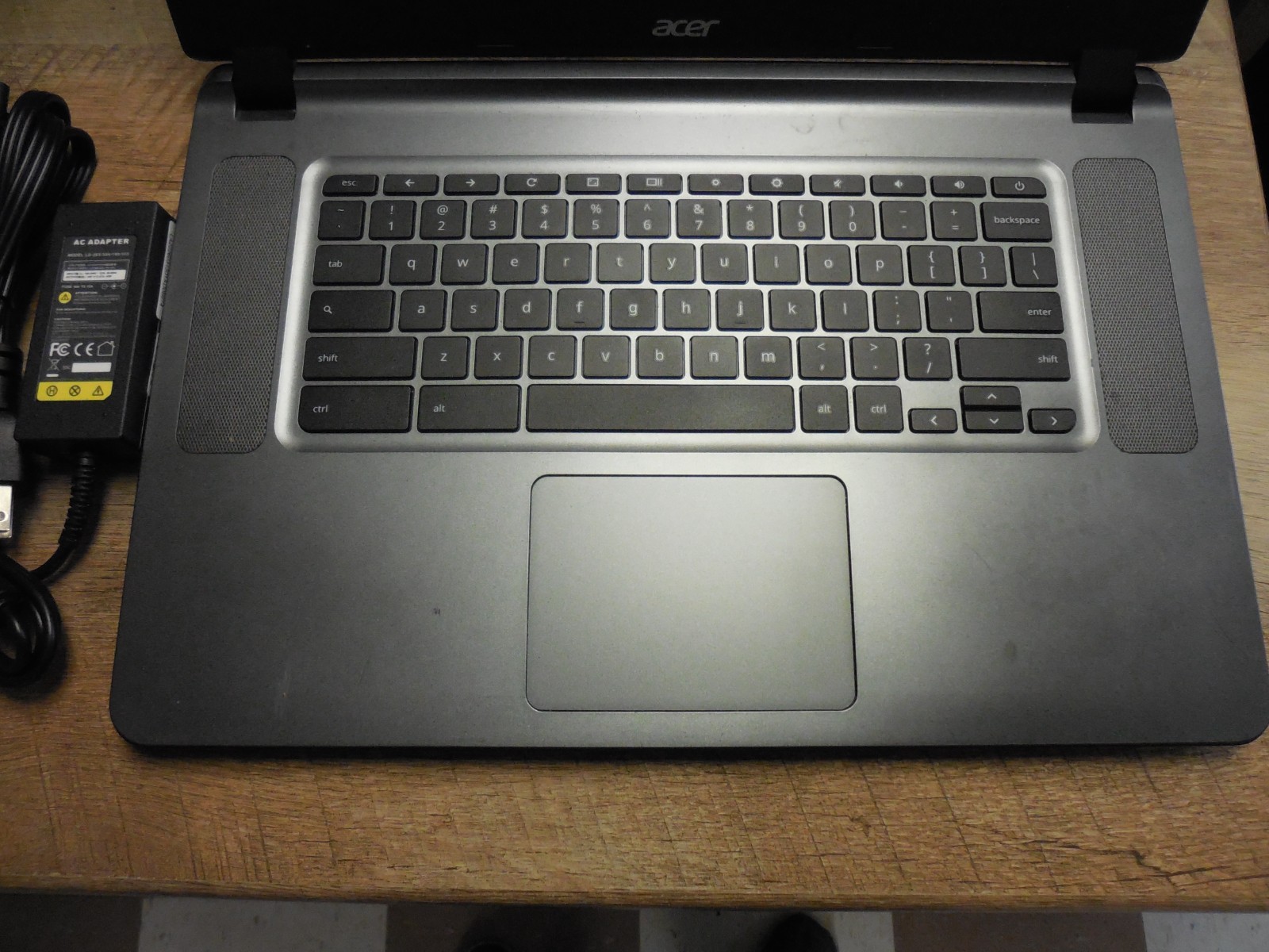 ACER ChromeOS 15.5" laptop CB3-532-C47C works holds charge specs ??? restored gallery