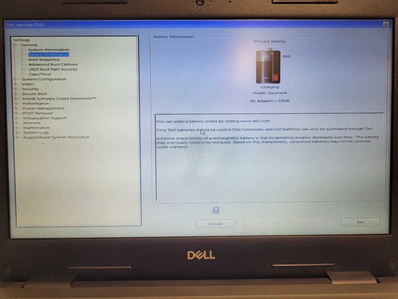 Dell latitude 3300 bios lock 13.2" i5-8250u 1.60ghz 4gb ram no ssd*parts HW2LGW2 gallery