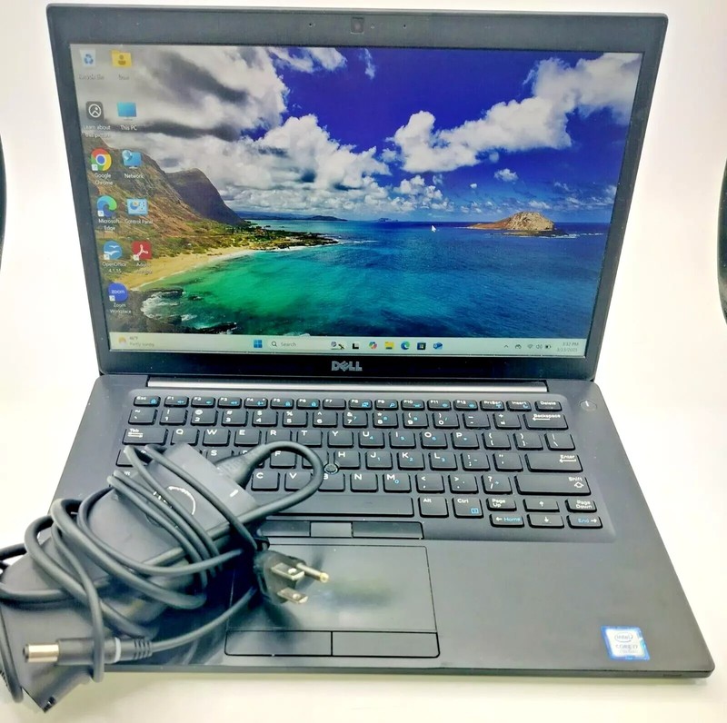 Dell Latitude 7480-FHD-13.9- i7-7600U- 2.90 GHz 16G 512 M2 SSD Win 11 Pro touch gallery