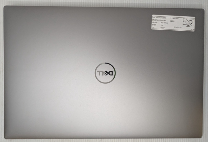 Dell Precision 5570 15.6 i7-12700H 2.30GHz 32GB 512GB SSD RTX A2000 W11P 91NM4W3 gallery