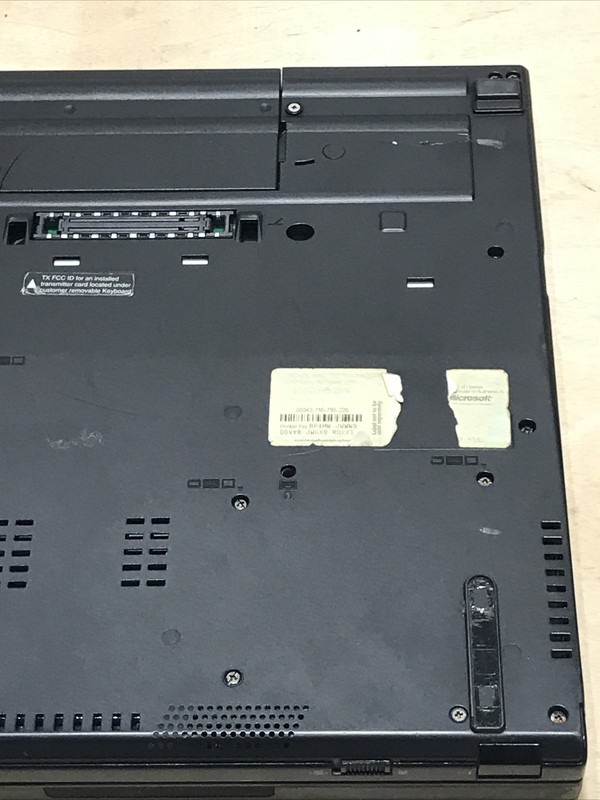 Lenovo ThinkPad T60 14.1" Vintage Laptop Type 2007-4CU NO Power Cable gallery