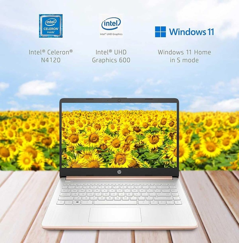 New HP Laptop 14" HD Intel Celeron N4120 16GB RAM, 320GB Storage Windows 11 S gallery