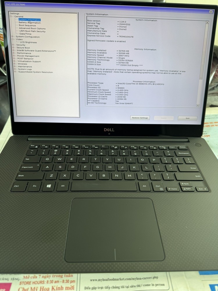 Dell Precision 5540 1TB SSD, Intel i7-9750H 2.30GHz, 32 GB, NVIDIA. 4K Touch S