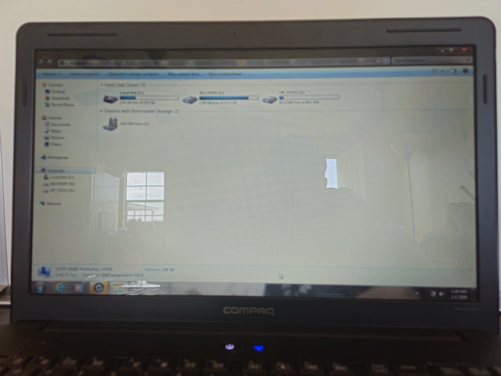 HP Compaq Presario CQ61 AMD Athlon II Dual-Core 4GB Ram 2.0GB HDD W7HomeP