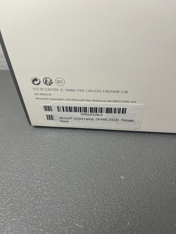 Microsoft Surface Laptop 2 Platinum Color 1769 128GB i5 Processor 8GB Ram gallery