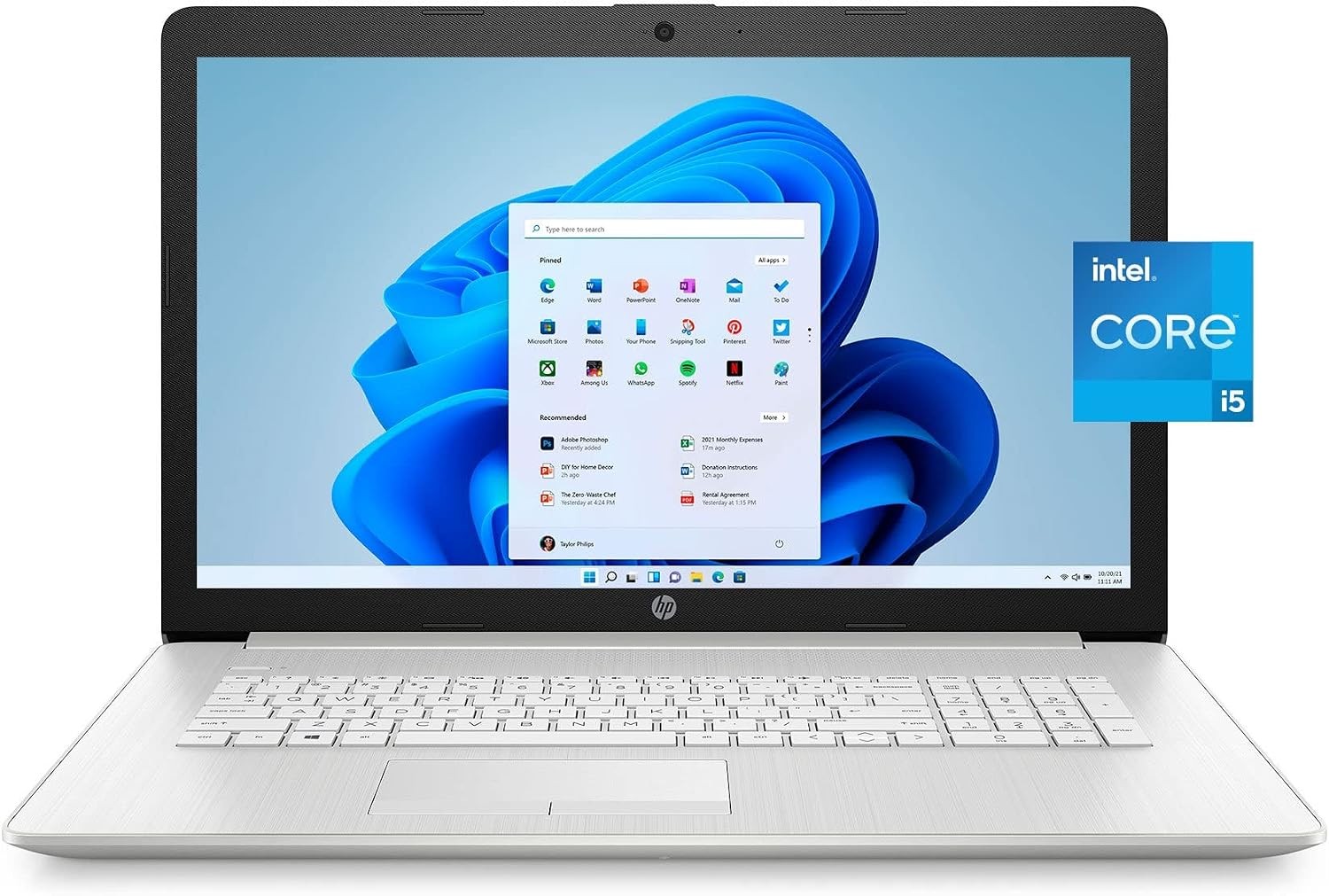 NIB HP 17-by4061nr 17.3" FHD Laptop Intel Core i5-1135G7 8GB RAM 512GB SSD Win11 gallery