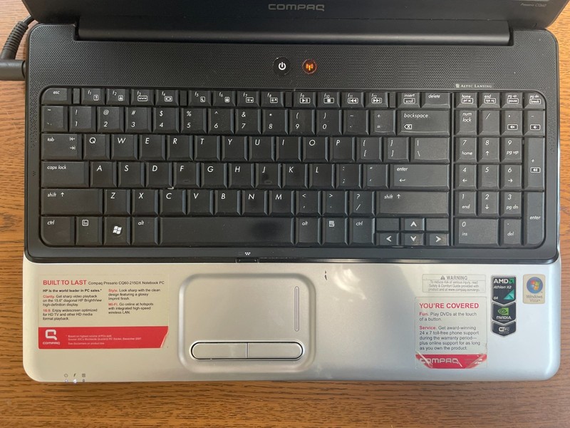 Windows 7 Compact Presario CQ60 with Charger - WORKS gallery