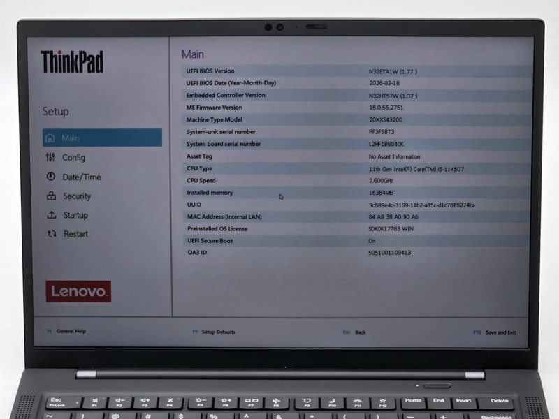 Lenovo ThinkPad X1 Carbon Gen 9 14in FHD+ Touch I5-1145G7 16GB 256GB SSD W11 Pro gallery