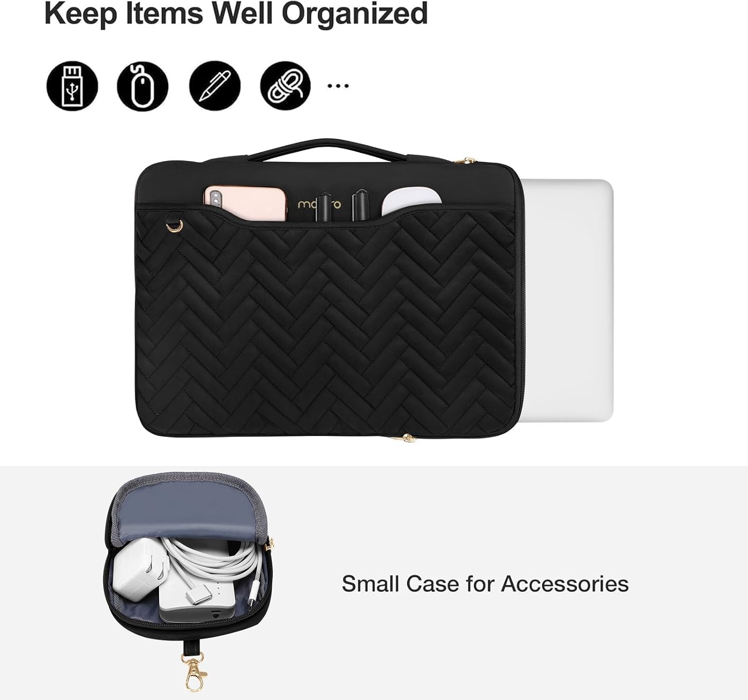 360 Protective Laptop Case, 13-13.3 inch Laptop Sleeve Compatible with MacBook N gallery
