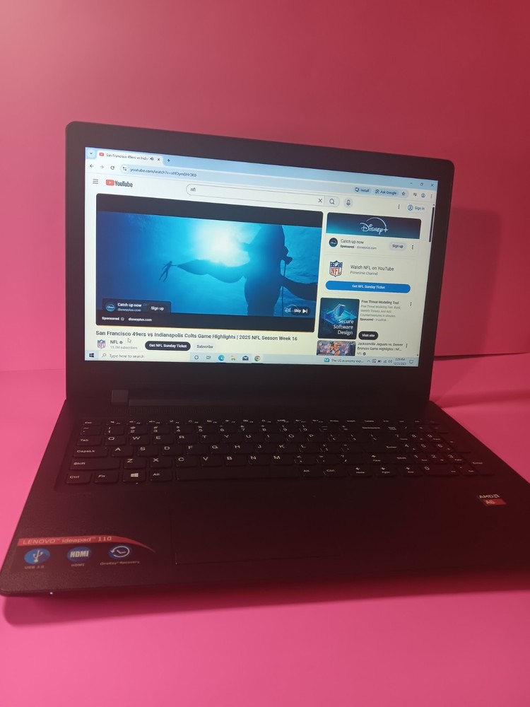 Lenovo Ideapad 110-15ACL 80TJ. 15.6" 500gb HD/4gb ram, amd a6-7310 wn10.