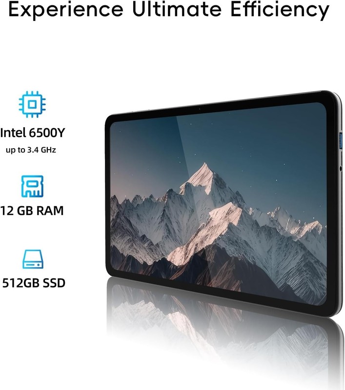 2-in-1 Laptop Tablet with Windows 11, 1 Year Office 365 Included & Magnetic Key gallery