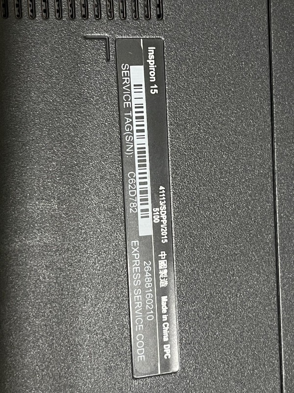Dell Inspiron 15-3552 NEEDS BATTERY gallery
