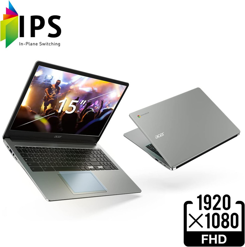 Chromebook 315 Laptop | Intel Celeron N4500 | 15.6" Full HD IPS Display | Intel gallery