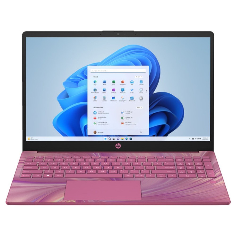 HP 15-fd0104ds 15.6" Touch Intel N100 0.7 GHz 4GB DDR4 128GB UFS W11H Laptop, PK