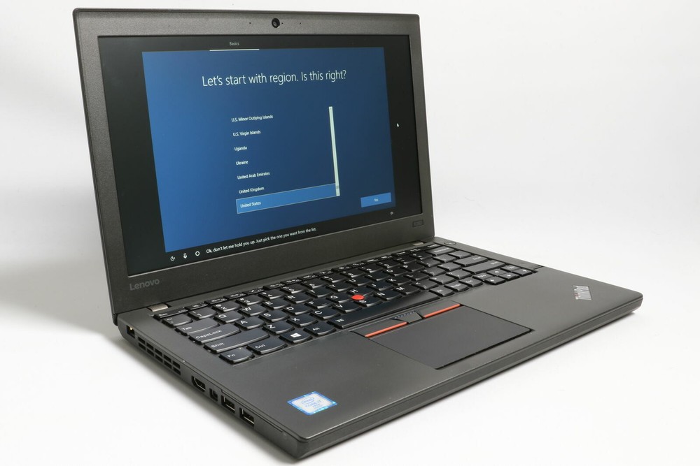 Lenovo ThinkPad Laptop X260 i5-6300U 2.4GHz 16GB 500GB SSD Webcam Windows 10