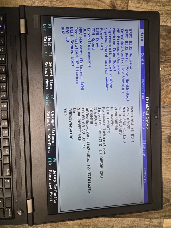 Lenovo ThinkPad P52, Core i7 8th Gen, 16GB Ram, 1TB SSD Bitlocker On gallery