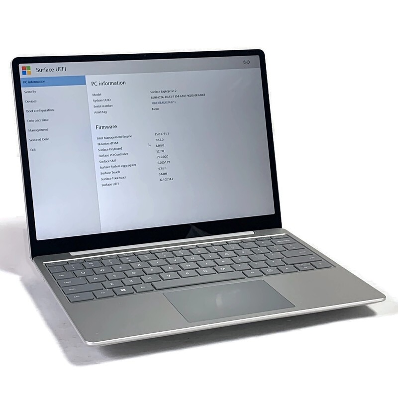 Microsoft Surface Laptop Go 2 12.4" i5-1135G7 2.4GHz 16GB 256GB NVMe SSD - Win11