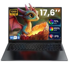 New 2025 Jumper 17.6″ FHD Laptop Intel Alder Lake N95 640GB SSD Win11 Office 365
