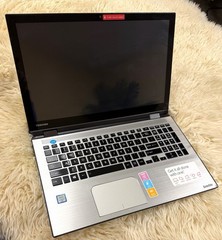 Toshiba Laptop Intel i7-6500U 2.50GHz 8GB RAM 1TB HDD Powers On No Charger AS-IS