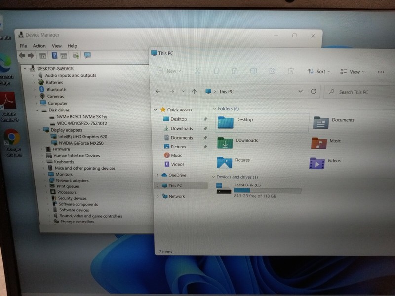 Dell Inspiron 15 7000 Intel Core i5-8265U 1.6GHz 8GB 1TB HD/SSD W11 NVIDIA MX250 gallery