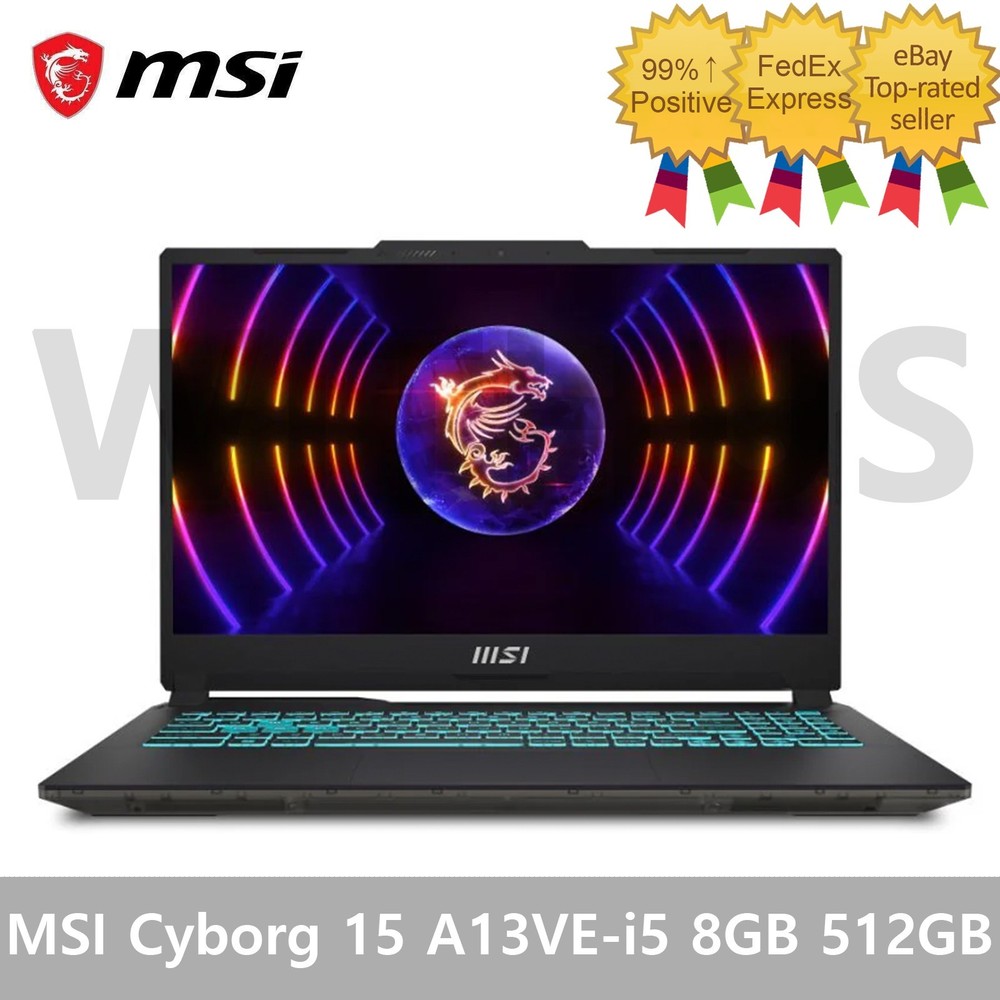 MSI Cyborg 15 A13VE 15.6" i5-13420H RTX 4050 8GB 512GB SSD 144Hz