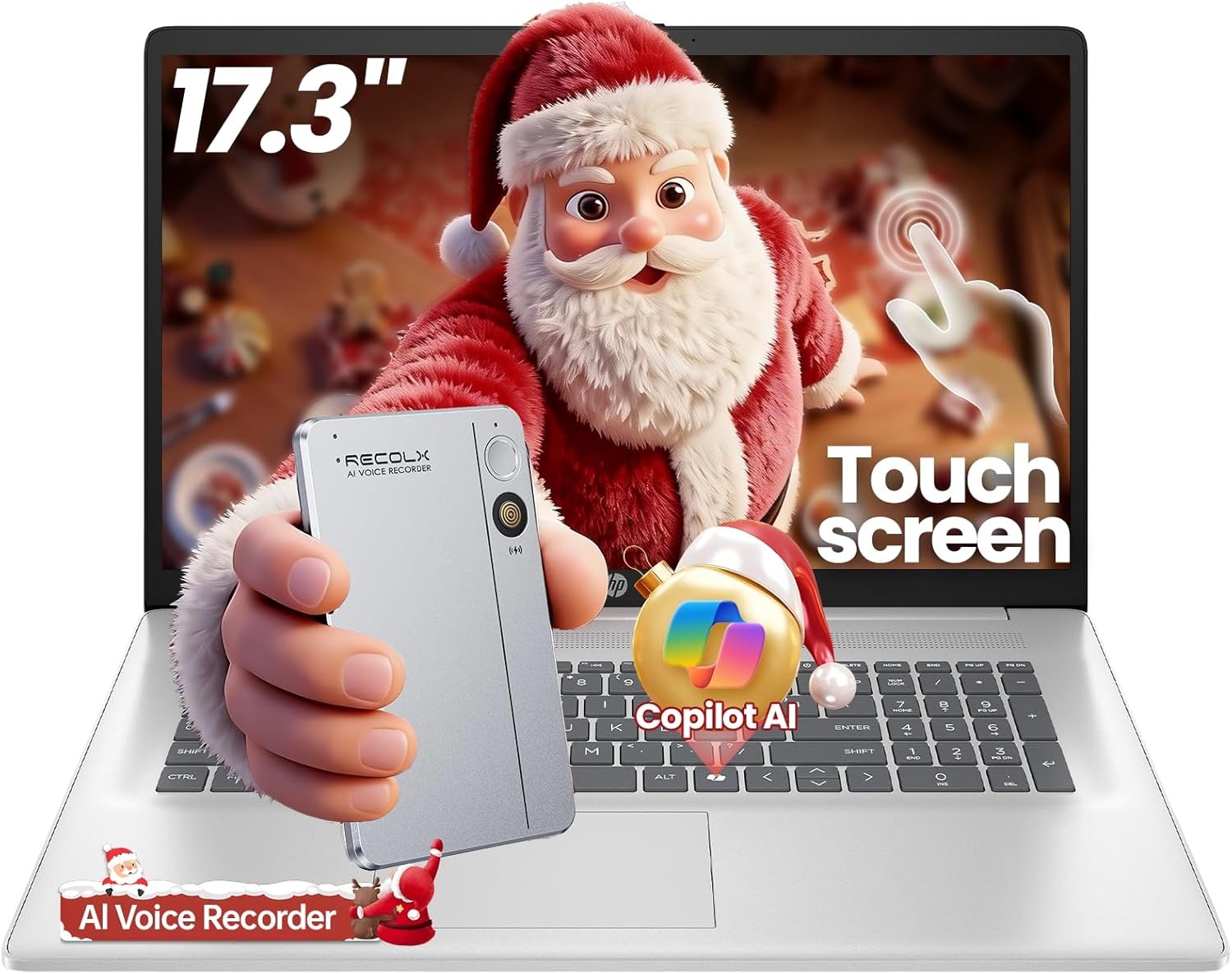 HP 17.3" Touchscreen Business Laptop, Intel Core Ultra 7 255U 32GB RAM, 1TB SSD gallery