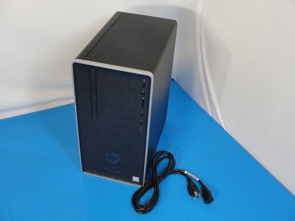 HP Pavilion 590-p0033w Desktop PC i3-8100 4GB RAM 1TB WIFI BT Win 11 Home