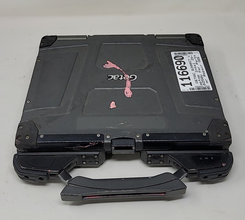 GETAC B300G7 Rugged Laptop Intel I5-8250U For Parts/Needs Repair SEE NOTES gallery