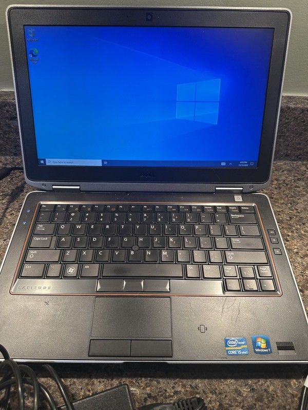 Dell Latitude E6320 Intel(R) Core(TM) i5-2520M 8GB CPU @ 2.50GHz Window 10 Pro gallery