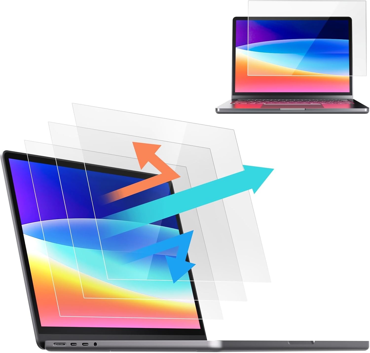 15.6 Inch Laptop Blue Light Screen Protector Touch Screen Anti-Glare for Chromeb gallery