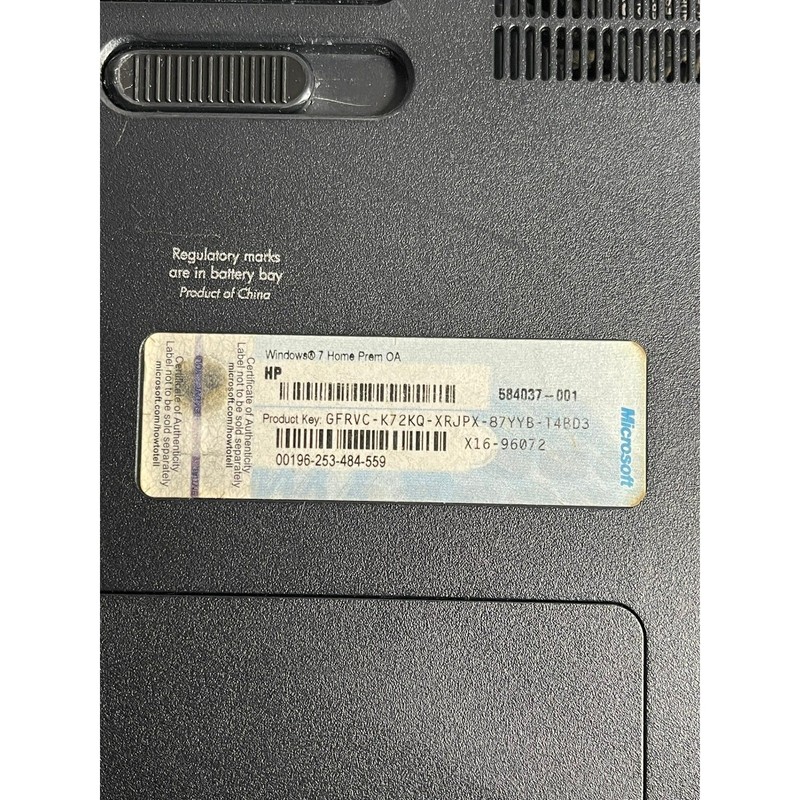 *Needs Reset* Compaq Presario CQ57 Laptop Black Intel Celeron 584037-001 gallery