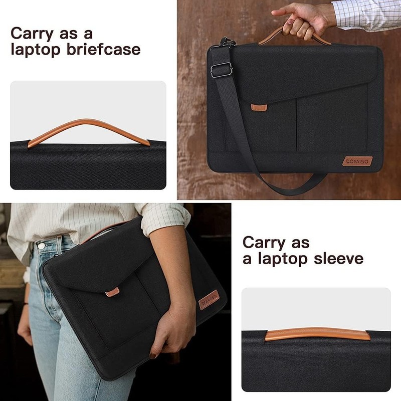 17-17.3 Inch Laptop Sleeve Bag Business Briefcase Messenger Bag for 17.3" Dell C gallery
