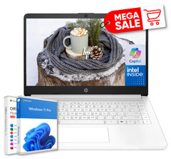 HP Laptop Computer 14 Intel CPU 8GB RAM & 628GB Storage Office 2024 – Open Box
