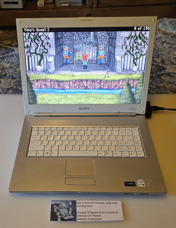 Sony Vaio VGN-N130G PCG-7T1L 512MB ram 80GB hdd 1.6ghz Core Duo Tested README gallery