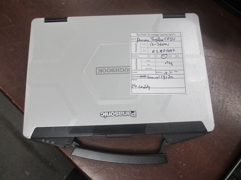 Panasonic Toughbook CF-54 i7 7th 2.8Ghz 16GB Laptop Hours13170 NOHDD/OS/AC/CADDY gallery