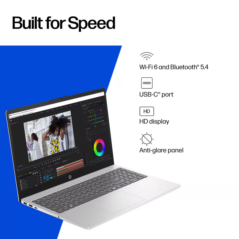 HP 15.6" Touch Laptop, Intel Core i7, 16GB RAM & 512GB SSD, Win 11 Pro + Office gallery