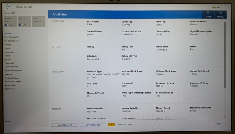 Dell Latitude 5520 15.6" Laptop i7-1185G7 16GB RAM 512GB NVMe gallery