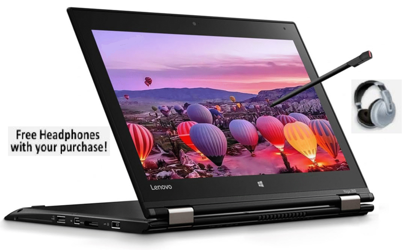Lenovo ThinkPad Yoga 260 12" i7 8GB 256GB Windows/Linux/Android/GoogleTV* Office gallery
