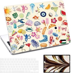MacBook Air 13.6″ Case 2022 2023 2024 2025 2026 – Colorful Food Hard Shell Cover