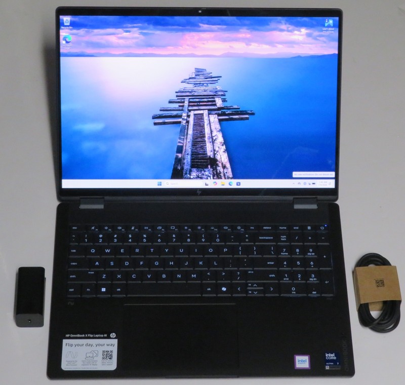 HP OmniBook X Flip 16"OLED 2K Touch Intel Ultra 7 355 16GB 1TB 16-cb0023dx 2026 gallery