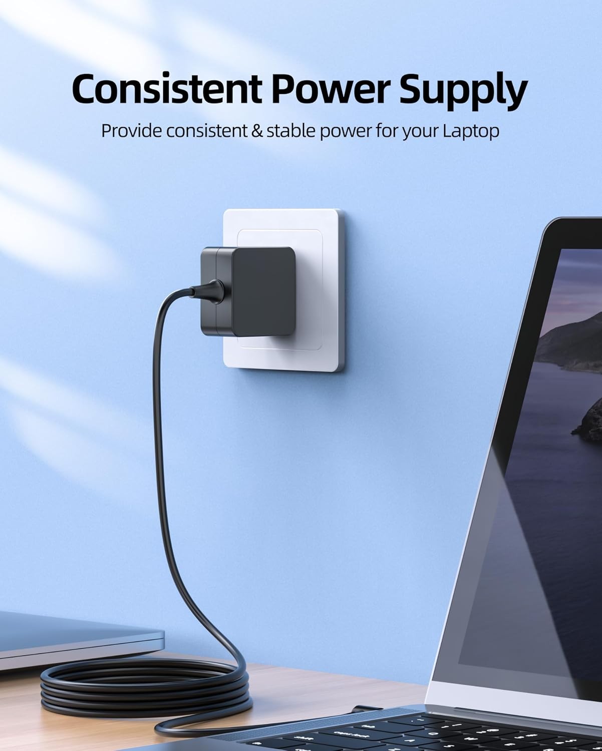Laptop Portable 7.5Ft Power Supply Adapter Cord for Asus Vivobook 15 Max X541X gallery