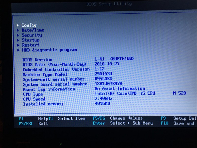 Thinkpad Lenovo T410s Laptop Antix OS gallery