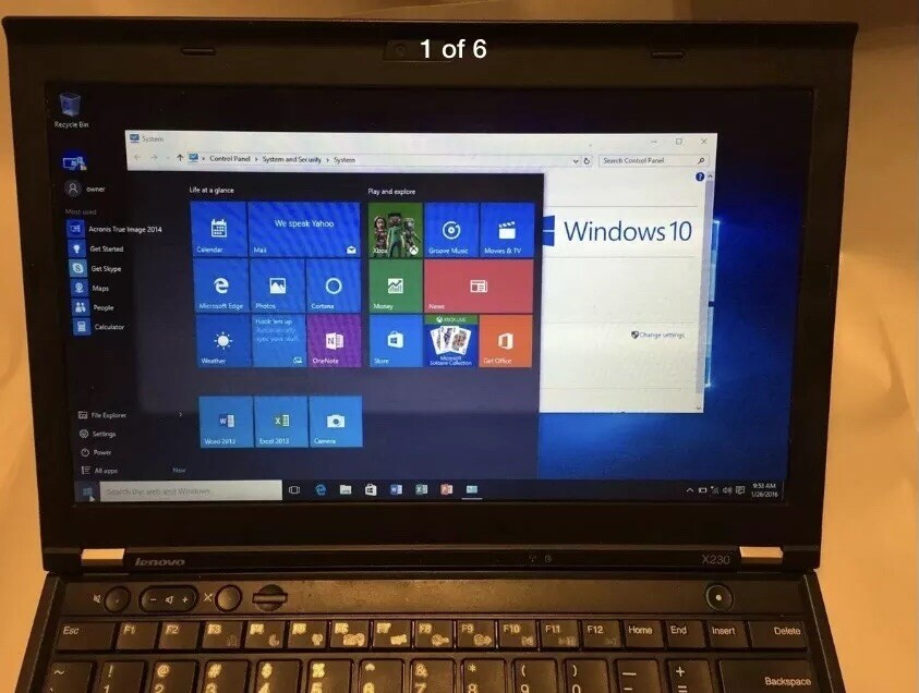 Lenovo Thinkpad X230 i5 128GB SSD 4GB RAM Windows 10 Webcam Bluetooth
