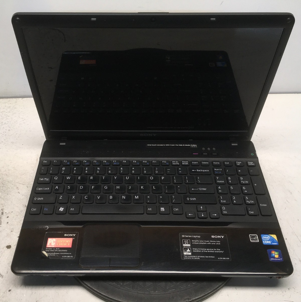 Sony Vaio VPCEB47GM Intel Core i5-480M 2.66GHz 4 GB NO HDD No Batt