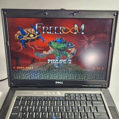 Retro Gaming Laptop Dell D830 Intel Core Duo 2.40GHz 4GB Ram 160GB HD Windows XP