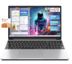 Jumper 15.6” Windows 11 Laptop 12GB Ram 640GB, Come With 1-yr Free Office 365