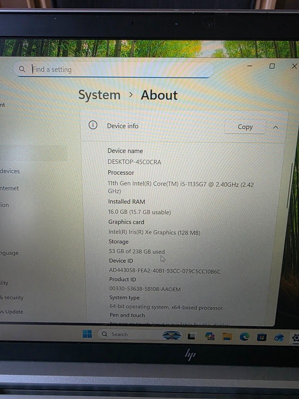 HP EliteBook 830 G8 13.3 inch (256GB, Intel Core i5 11th Gen., 2.60GHz, 16GB) gallery