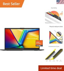 15.6” Vivobook Go Laptop – Ryzen 3, Sonicmaster Sound, Webcam Shield, Windows 11