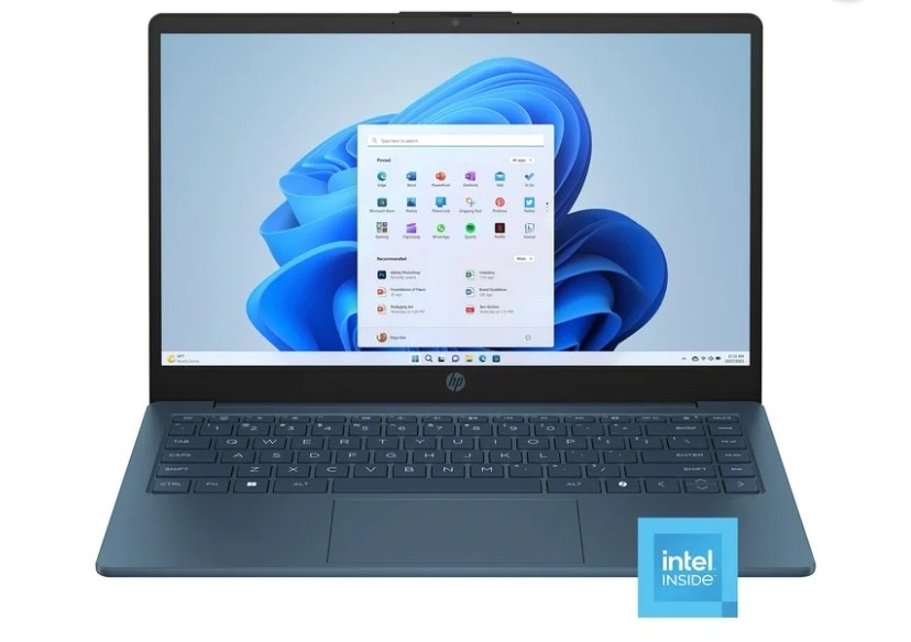 HP Stream 14 inch Win 11 Laptop Intel Processor N150 4GB 128GB eMMC Blue (12-mo. gallery